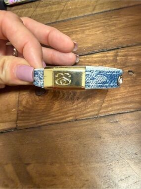 Louis Vuitton denim Gracie bracelet